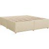 Box spring postel s matrací 200x200 cm textil [3293682] (Barva Černá)
