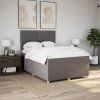 Box spring postel s matrací 160x200 cm textil [3291335] (Barva Taupe)