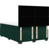 Box spring postel s matrací 160x200 cm samet [3290955] (Barva Tmavě šedá)