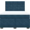 Box spring postel s matrací 160x200 cm samet [3290955] (Barva Tmavě šedá)