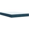 Box spring postel s matrací 160x200 cm samet [3290955] (Barva Tmavě šedá)