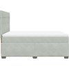 Box spring postel s matrací 160x200 cm samet [3290955] (Barva Tmavě šedá)