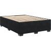 Box spring postel s matrací 160x200 cm samet [3290955] (Barva Tmavě šedá)