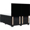 Box spring postel s matrací 160x200 cm samet [3290955] (Barva Tmavě šedá)