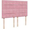 Box spring postel s matrací 160x200 cm samet [3290955] (Barva Tmavě šedá)