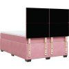 Box spring postel s matrací 160x200 cm samet [3290955] (Barva Tmavě šedá)