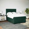 Box spring postel s matrací 160x200 cm samet [3290955] (Barva Tmavě šedá)