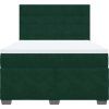 Box spring postel s matrací 160x200 cm samet [3290955] (Barva Tmavě šedá)