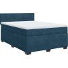Box spring postel s matrací 160 x 200 cm samet [3288655] (Barva Tmavě šedá)