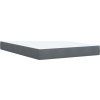Box spring postel s matrací 160 x 200 cm samet [3288655] (Barva Tmavě šedá)