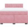 Box spring postel s matrací 160 x 200 cm samet [3288655] (Barva Tmavě šedá)