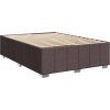 Box spring postel s matrací 160x200 cm textil [3294020] (Barva Tmavě šedá)