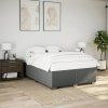Box spring postel s matrací 160x200 cm textil [3285149] (Barva Krémová)
