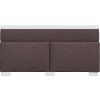 Box spring postel s matrací 160x200 cm textil [3285149] (Barva Krémová)