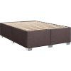 Box spring postel s matrací 160x200 cm textil [3285149] (Barva Krémová)