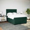Box spring postel s matrací 160x200 cm samet [3293255] (Barva Tmavě šedá)