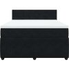 Box spring postel s matrací 160 x 200 cm samet [3290082] (Barva Světle šedá)