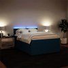 Box spring postel s matrací 160 x 200 cm samet [3290082] (Barva Světle šedá)
