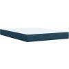 Box spring postel s matrací 160x200 cm samet [3292383] (Barva Tmavě šedá)