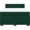 Box spring postel s matrací tmavě 140x200 cm samet [3286342] (Barva Světle šedá)