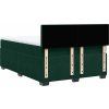 Box spring postel s matrací tmavě 140x200 cm samet [3286342] (Barva Světle šedá)