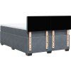 Box spring postel s matrací tmavě 140x200 cm samet [3286342] (Barva Světle šedá)