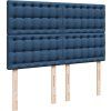Box spring postel s matrací 140x200 cm textil [3291318] (Barva Tmavě šedá)