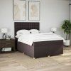 Box spring postel s matrací 140x200 cm textil [3291318] (Barva Tmavě šedá)