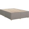 Box spring postel s matrací 140x200 cm textil [3293618] (Barva Tmavě šedá)