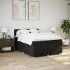 Box spring postel s matrací 140x200 cm textil [3286697] (Barva Tmavě šedá)