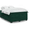 Box spring postel s matrací 140x200 cm samet [3285289] (Barva Černá)