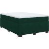 Box spring postel s matrací 140x200 cm samet [3285289] (Barva Černá)