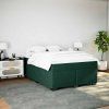 Box spring postel s matrací 140x200 cm samet [3285289] (Barva Černá)