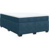 Box spring postel s matrací 140x200 cm samet [3285289] (Barva Černá)