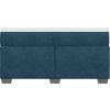 Box spring postel s matrací 140x200 cm samet [3285289] (Barva Černá)