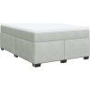 Box spring postel s matrací 140x200 cm samet [3285289] (Barva Černá)