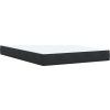 Box spring postel s matrací 140x200 cm samet [3285289] (Barva Černá)