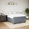 Box spring postel s matrací 140x200 cm samet [3285289] (Barva Černá)