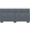 Box spring postel s matrací 140x200 cm samet [3285289] (Barva Černá)