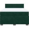 Box spring postel s matrací 140x200 cm samet [3286337] (Barva Tmavě šedá)