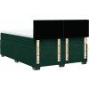Box spring postel s matrací 140x200 cm samet [3286337] (Barva Tmavě šedá)