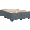 Box spring postel s matrací 140x200 cm samet [3286331] (Barva Tmavě šedá)