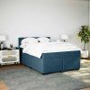 Box spring postel s matrací 140x200 cm samet [3286331] (Barva Tmavě šedá)