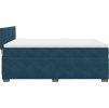Box spring postel s matrací 140x200 cm samet [3286331] (Barva Tmavě šedá)