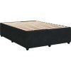 Box spring postel s matrací 140x200 cm samet [3292354] (Barva Černá)