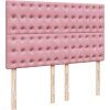 Box spring postel s matrací 140x200 cm samet [3292371] (Barva Tmavě šedá)