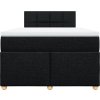 Box spring postel s matrací 120x200 cm textil [3288948] (Barva Tmavě šedá)