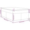 Box spring postel s matrací 120x200 cm textil [3285369] (Barva Tmavě hnědá)