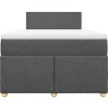 Box spring postel s matrací 120x200 cm textil [3288944] (Barva Taupe)