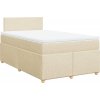 Box spring postel s matrací 120x200 cm textil [3288944] (Barva Taupe)